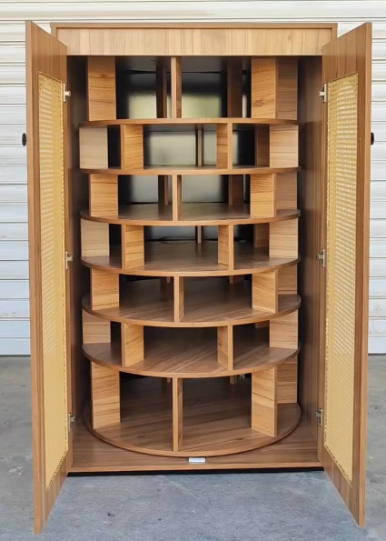 Braviri Luxe Revolving Shoe Cabinet – Smart & Stylish Storage